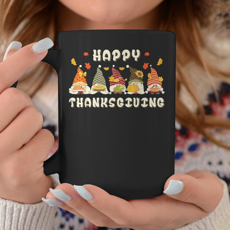 Happy Thanksgiving Autumn Gnomes With Harvest Coffee Mug Personalized Gifts