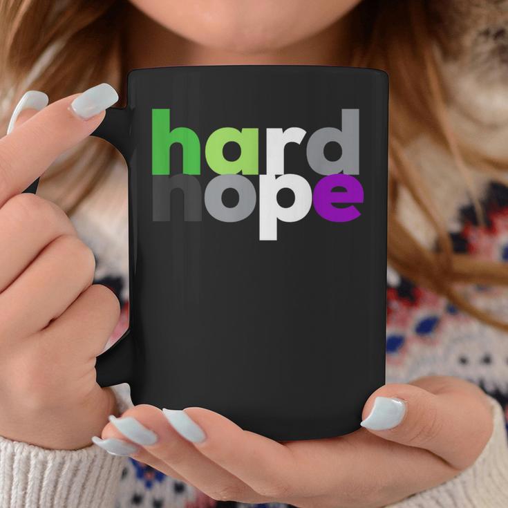 Hard Nope Aroace Pride Lgbtq Lgbt Aro Ace Aromantic Asexual Coffee Mug Unique Gifts