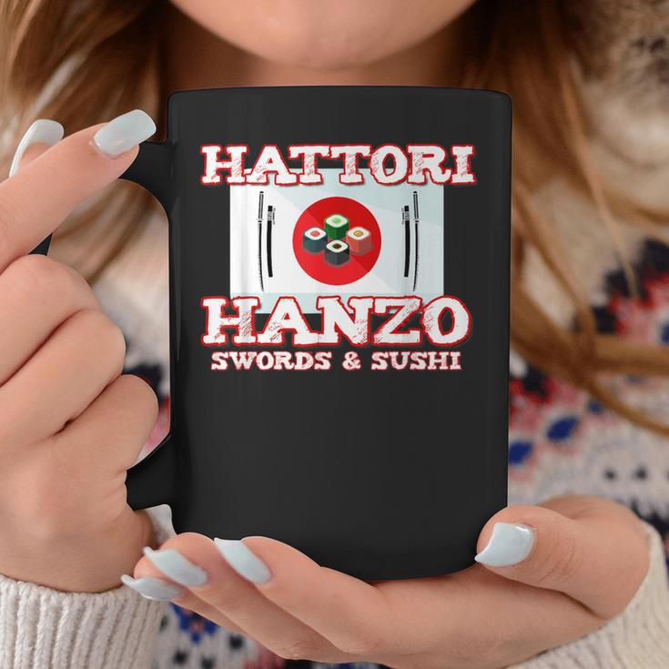 Hattori Hanzo Swords & Sushi Katana Japan Coffee Mug Unique Gifts