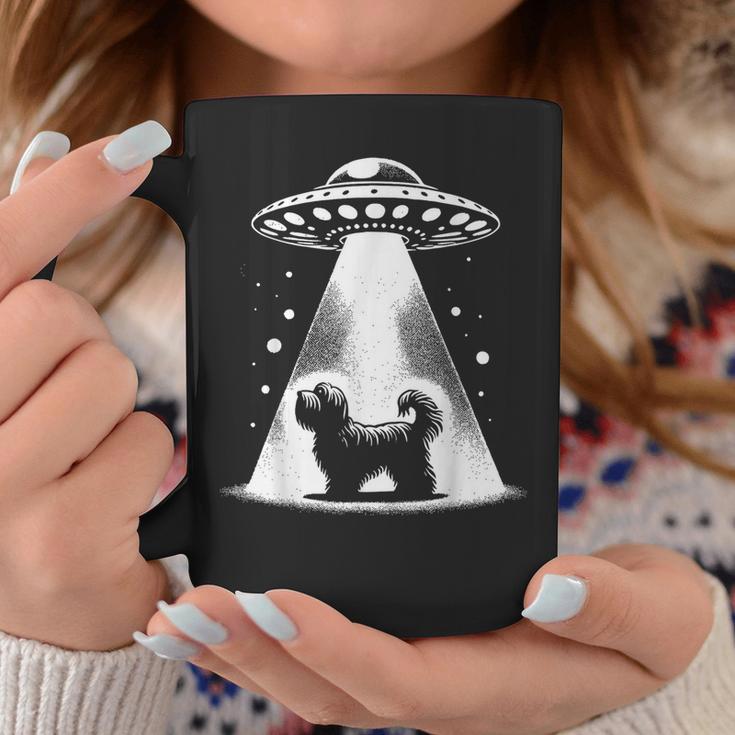 Havanesische Mama Papa Hund Lustiges Alien Ufo Tassen Lustige Geschenke