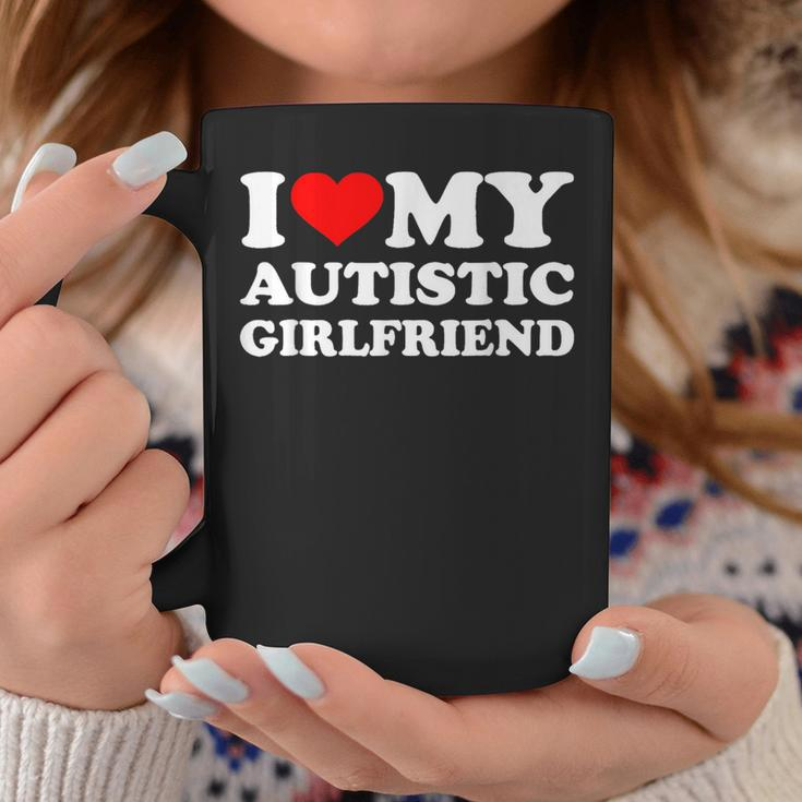 I Heart My Autistic Girlfriend I Love My Hot Girlfriend Wife Coffee Mug Unique Gifts