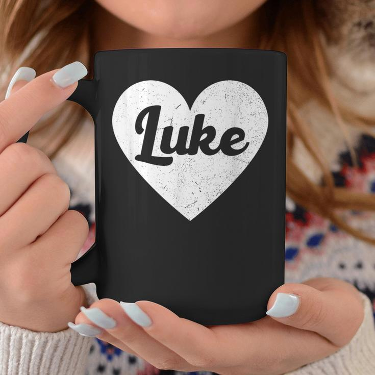 I Heart Luke First Names And Hearts I Love Luke Coffee Mug Unique Gifts