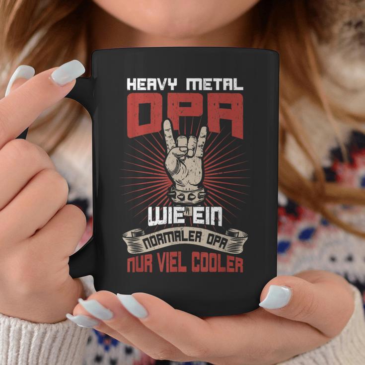 Heavy Metal Grandpa Slogan Rocker Grandad Tassen Lustige Geschenke