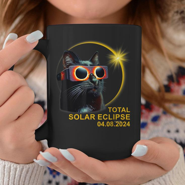 Hello Darkness My Friend Solar Eclipse April 8 2024 Coffee Mug Unique Gifts