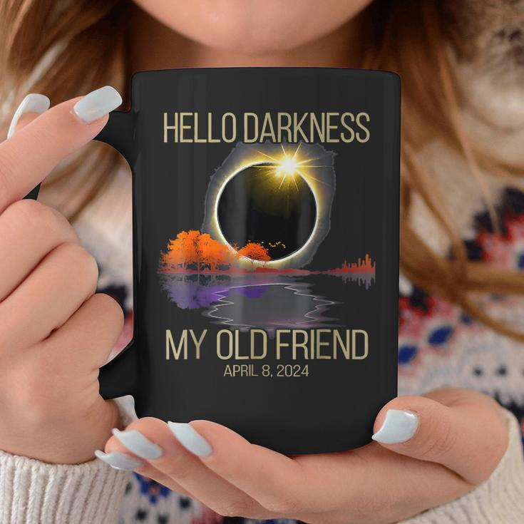 Hello Darkness My Old Friend Solar Eclipse On 08042024 Coffee Mug Unique Gifts