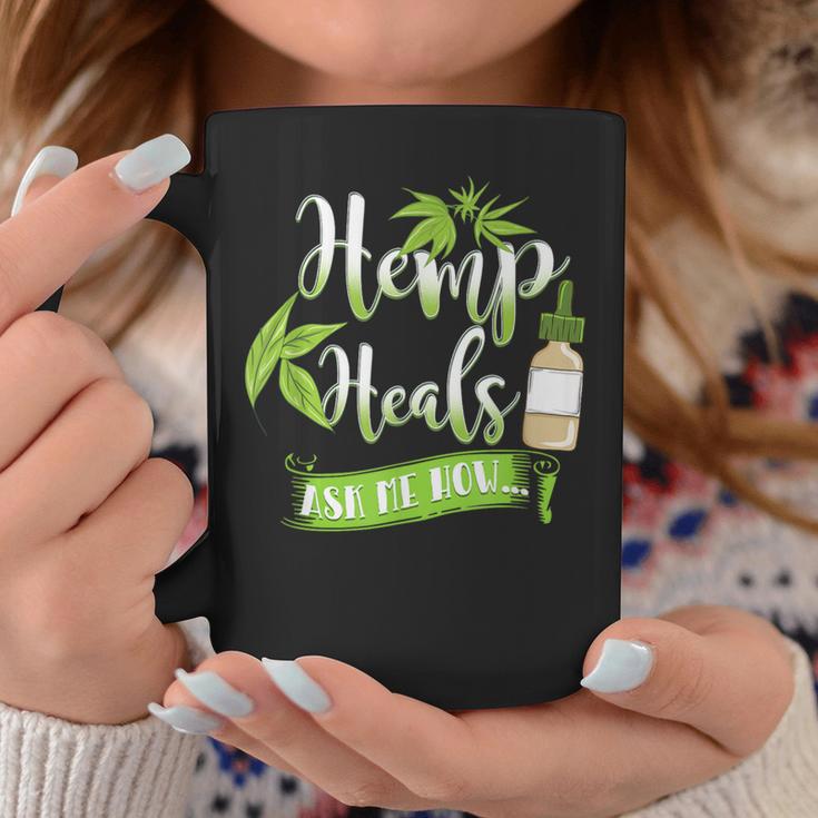 Hemp Heals Cbd Oil Coffee Mug Unique Gifts