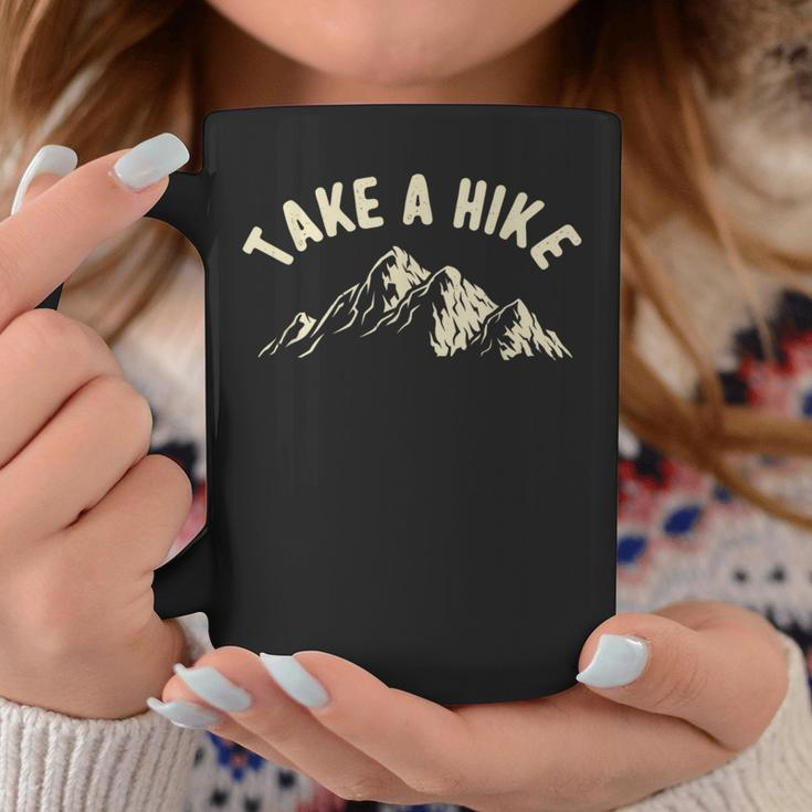 Take A Hike Outdoor Hiking Nature Hiker Vintage Women Coffee Mug Unique Gifts