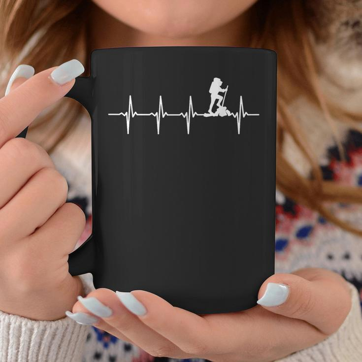 Hiking Heartbeat For Hikers Coffee Mug Unique Gifts