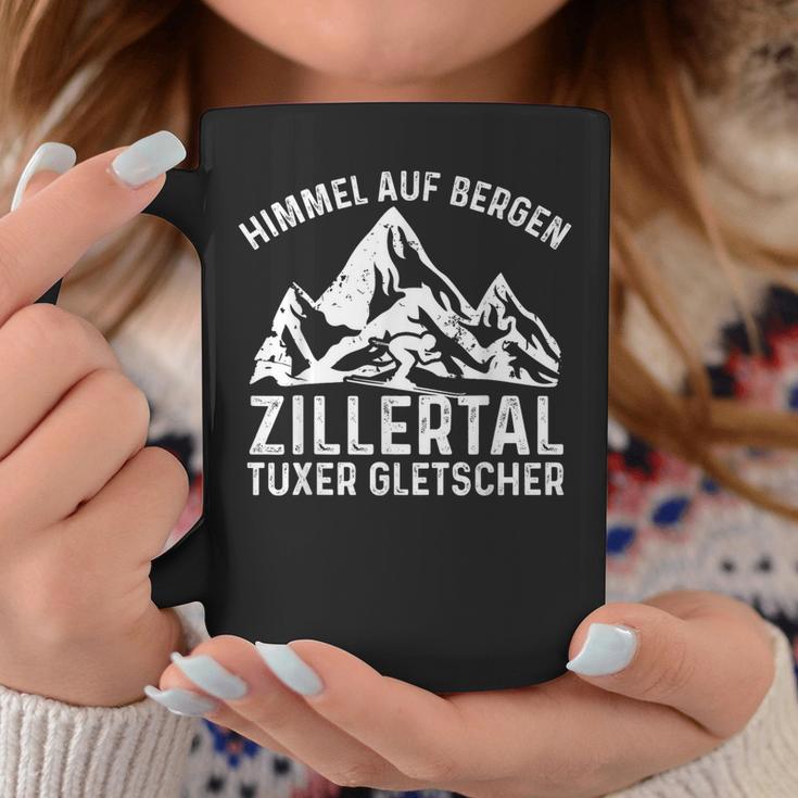 Himmel Auf Erden Zillertal Tuxer Glacier Skier Men's Black Tassen Lustige Geschenke