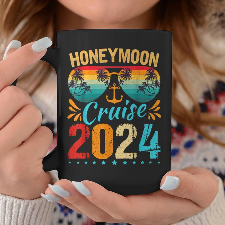 Honeymoon Cruise For Matching Couples 2024 Just Married Coffee Mug Funny Gifts