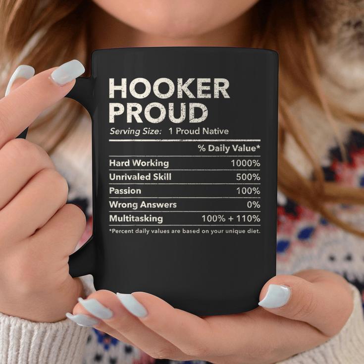 Hooker Oklahoma Proud Nutrition Facts Coffee Mug Unique Gifts