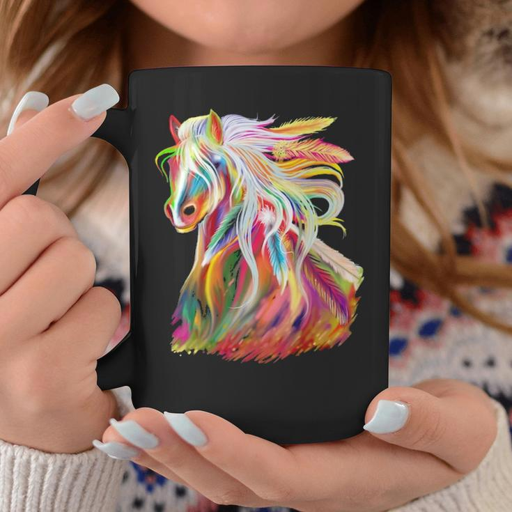 Horse Head Watercolor Equestrian Coffee Mug Unique Gifts