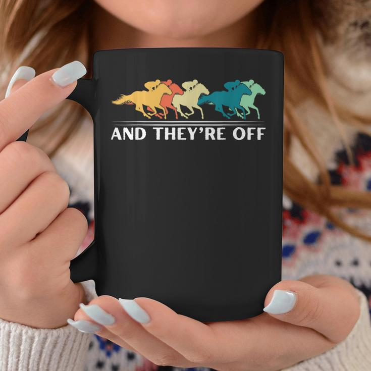 Horse Racing And They're Off Horse Racing Coffee Mug Funny Gifts
