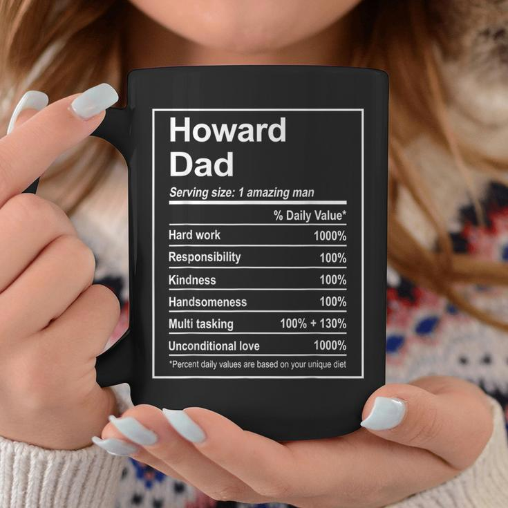 Howard Dad Nutrition Facts Fathers Day Michigan Coffee Mug Unique Gifts