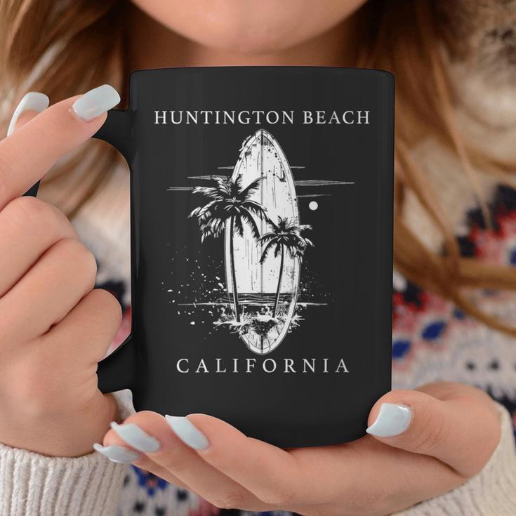 Huntington Beach California Surf Vintage Surfing Surfer Coffee Mug Unique Gifts