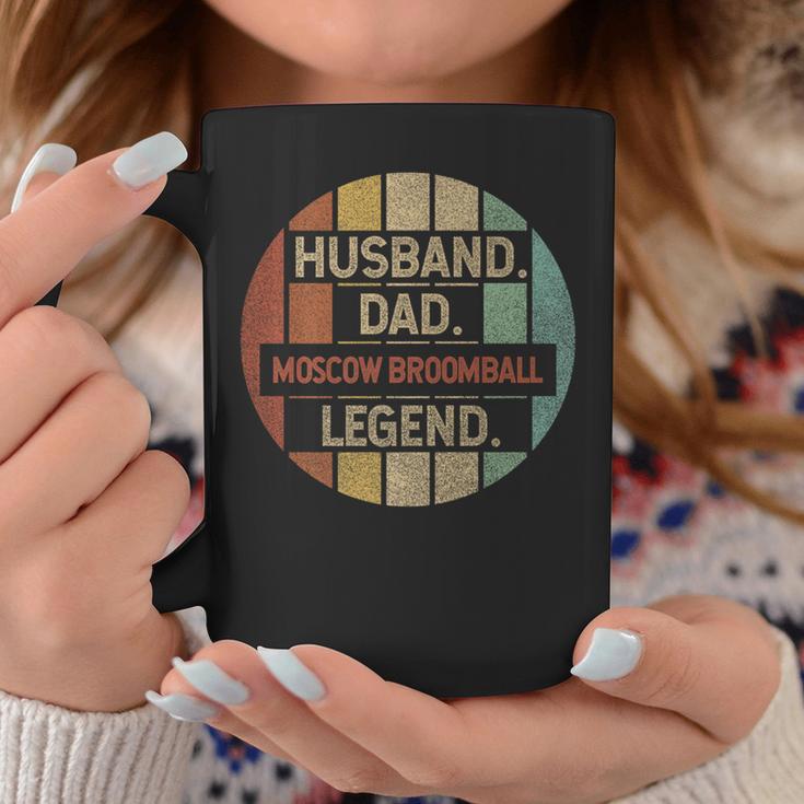 Husband Dad Moscow Broomball Legend Vintage Coffee Mug Unique Gifts