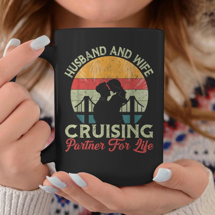 Husband And Wife Cruising Partners For Life Couple Cruise Coffee Mug Unique Gifts