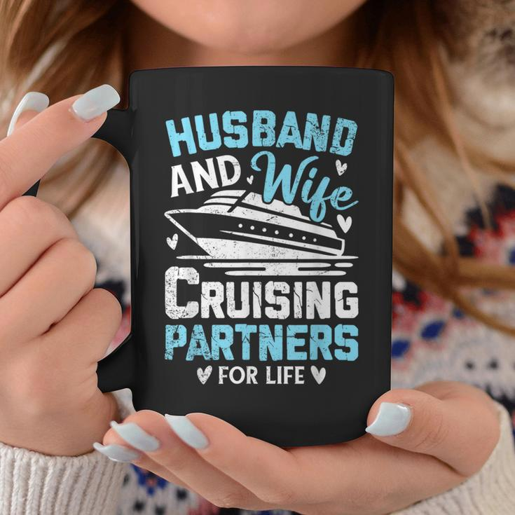 Husband And Wife Cruising Partners For Life Cruise Ship Coffee Mug Unique Gifts
