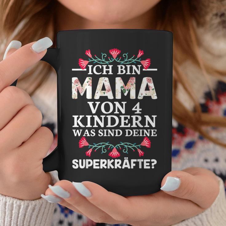 Ich Bin Mamaon 4 Kinder Was Sind Dein Superkraftte Tassen Lustige Geschenke