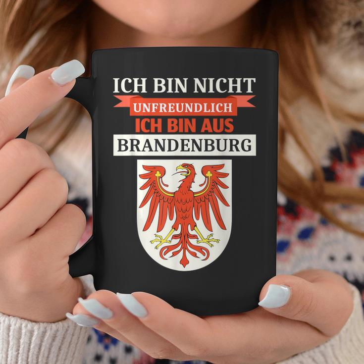 Ich Bin Nicht Unfreundich Ich Bin Aus Brandenburg Tassen Lustige Geschenke