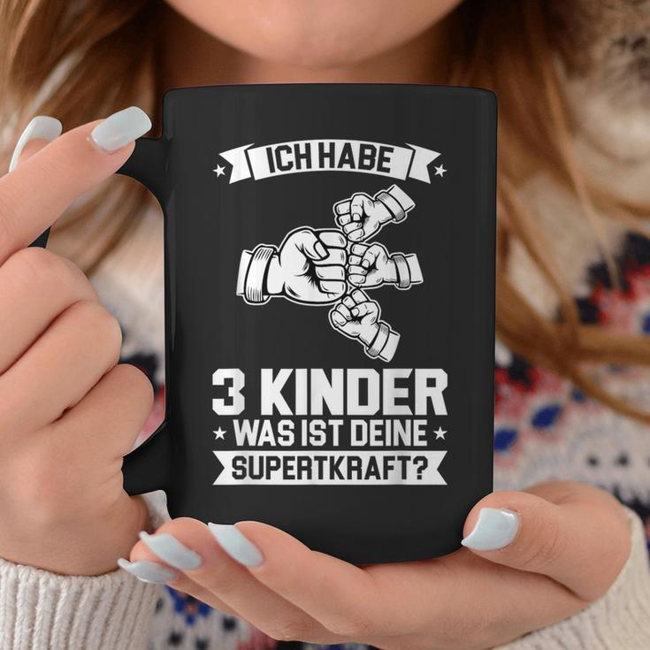 Ich Bin Papaon 3 Kinder Papa 3 Tassen Lustige Geschenke