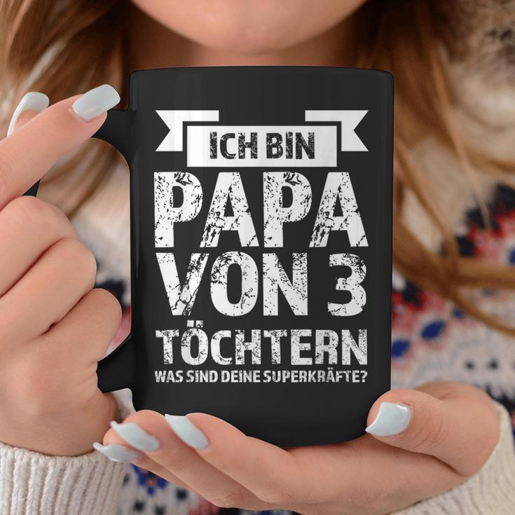 Ich Bin Papaon 3 Töchtern I Tassen Lustige Geschenke