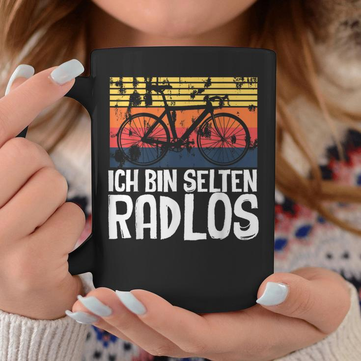 Ich Bin Selten Radlos Radloß Retro Bicycle Cycling Tassen Lustige Geschenke