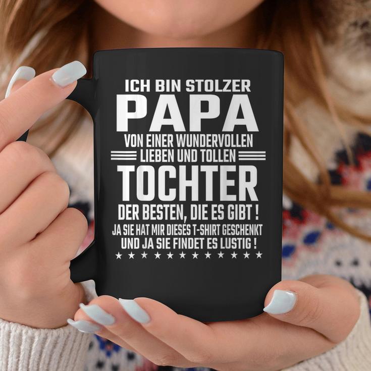 Ich Bin Stolzer Papa Einer Wundervollen Tochter -Atertag Tassen Lustige Geschenke