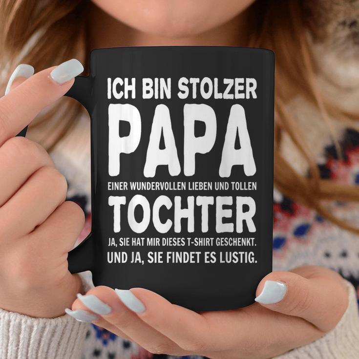 Ich Bin Stolzer Papa Einer Wundervollen Tochter Tassen Lustige Geschenke