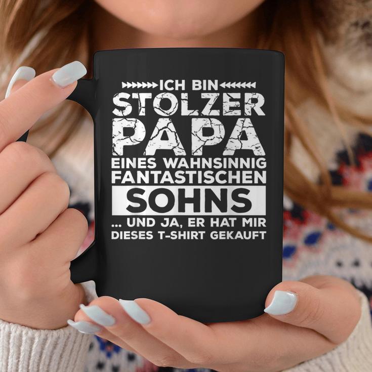 Ich Bin Stolzer Papa Eines Fantastischen Sohns Geburtstag Tassen Lustige Geschenke