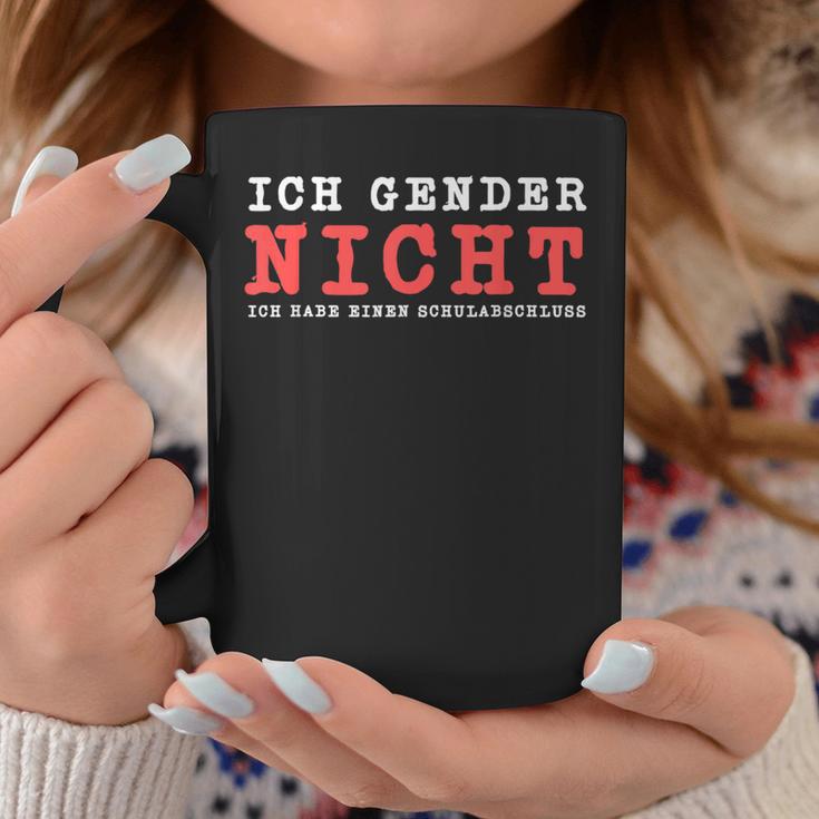 Ich Gender Nicht Ich Habe Einen Schulabschluss Against Gender Tassen Lustige Geschenke