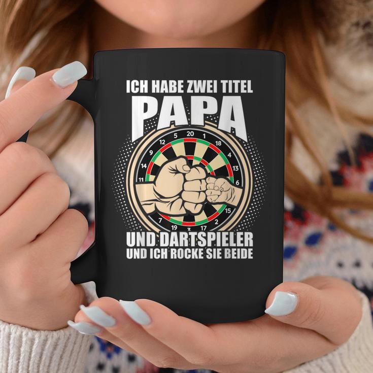 Ich Habe Zwei Titel Papa Und Dartspiel German Tassen Lustige Geschenke