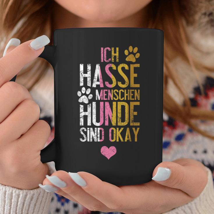 Ich Hasse Menschen Hunde Sind Ok Heart Vintage S Tassen Lustige Geschenke