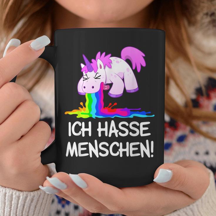 Ich Hasse Menschen Kotzendes Einhorn Unicorn Fun Tassen Lustige Geschenke