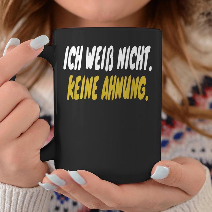 Ich Weiss Nicht Keine Ahnung Quote German Language Tassen Lustige Geschenke