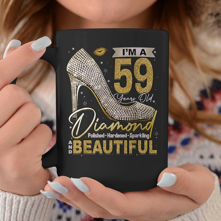 I'm A 59 Years Old Diamond 59 And Fabulous 59Th Birthday Coffee Mug Personalized Gifts