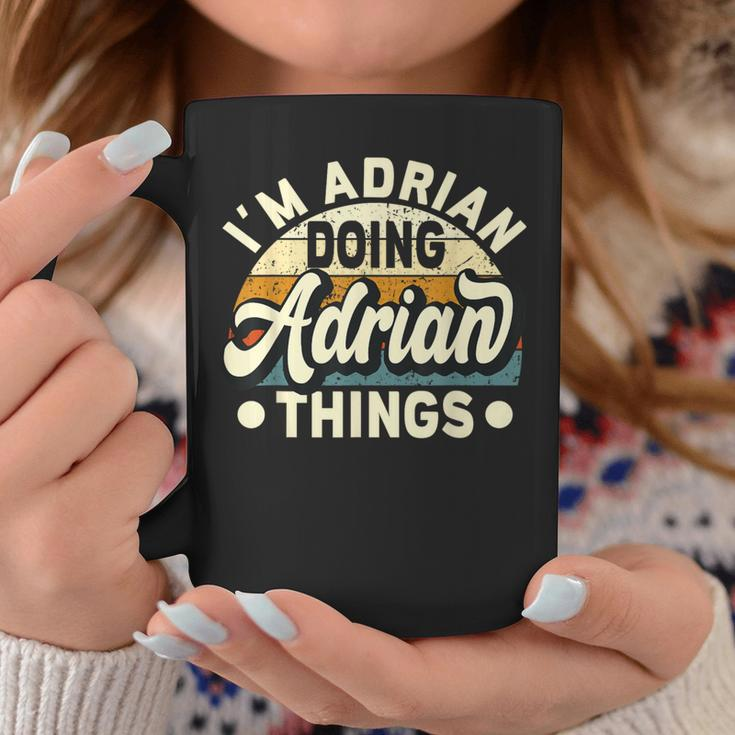 I'm Adrian Doing Adrian Things Name Adrian Coffee Mug Funny Gifts