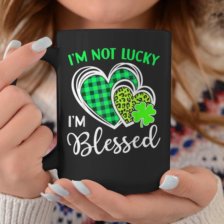 I'm Not Lucky I'm Blessed St Patrick's Day Christian Coffee Mug Personalized Gifts