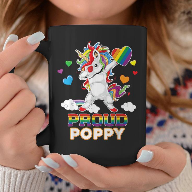 I'm A Proud Lgbt Gay Poppy Pride Dabbing Unicorn Rainbow Les Coffee Mug Unique Gifts