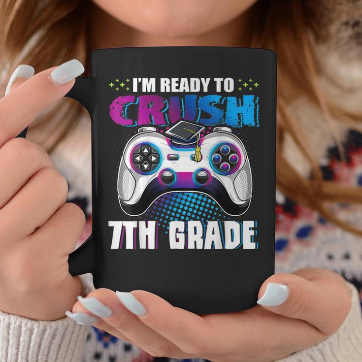 I'm Ready To Crush 7Th Grade Back To School Boy Gamer Girl Coffee Mug Unique Gifts