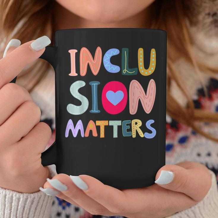 Inclusion Matters Autism Awareness Special Education Teacher Coffee Mug Unique Gifts