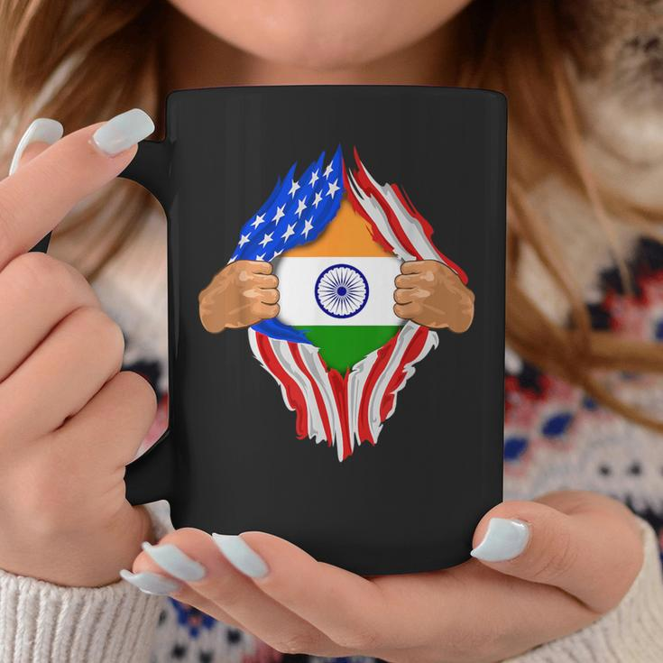 Indian Blood Inside Me India Flag Coffee Mug Unique Gifts