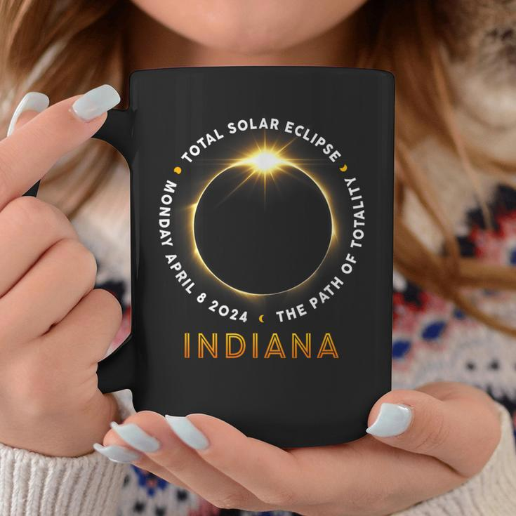 Indiana Total Solar Eclipse 2024 Totality 040824 America Coffee Mug Unique Gifts