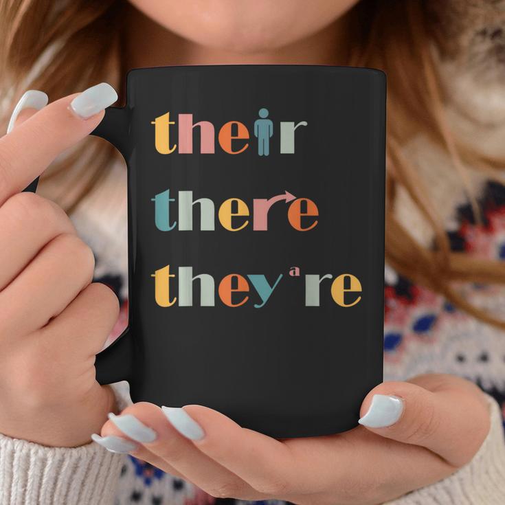 Their There They're English Teacher Grammar Explanation Coffee Mug Unique Gifts