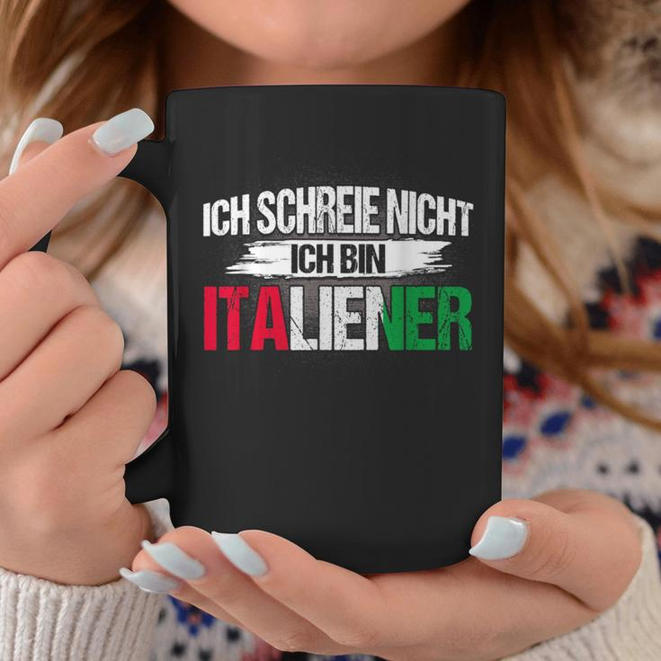 Italian Ich Schreie Nicht Ich Bin Italian Tassen Lustige Geschenke