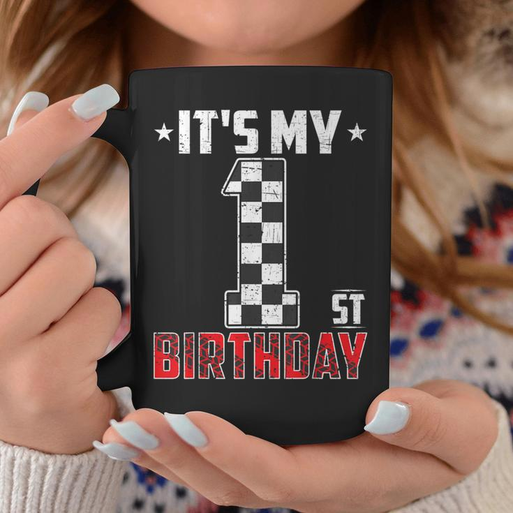It's My 1St Birthday Race Car 1 Year Old Birthday Pit Crew Coffee Mug Unique Gifts