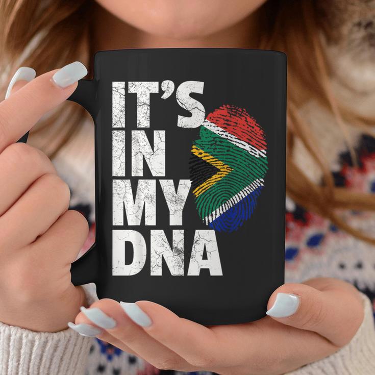 It's In My Dna South Africa African Flag National Pride Coffee Mug Unique Gifts