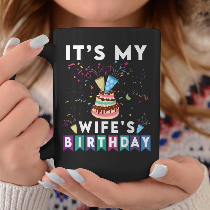 It's My Wife's Birthday Family Matching Confetti Cake Coffee Mug Unique Gifts