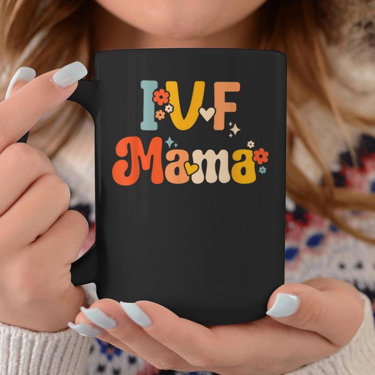 Ivf Mama Groovy Rainbow Ivf Mom Fertility Surrogate Coffee Mug Unique Gifts