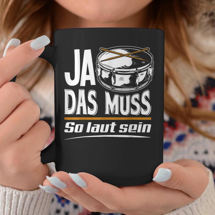 Ja Das Muss So Laut Drumkit Drum Tassen Lustige Geschenke